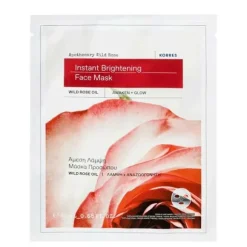 Apothecary Wild Rose Tuch-Maske für strahlende Haut mit Sofort-Effekt