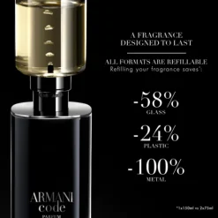 Armani Code Pour Homme Parfum Refill