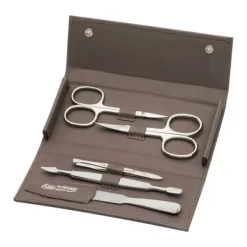 Druckknopf-Etui Lollipop, vernickelt