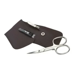 Erbe-Manicure Taschenetui braun
