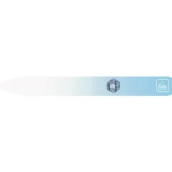 Glasfeile 9 cm / Köcher Blau