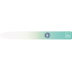 Glasfeile 9 cm / Köcher Grün