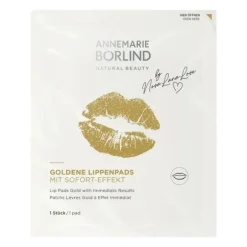 Goldene Lippenpads
