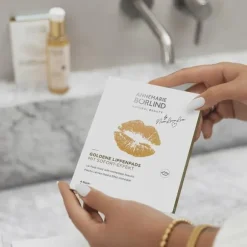 Goldene Lippenpads