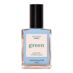 Green Nail Color Bubble