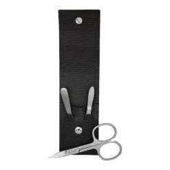 Inox Druckknopf-Etui Schwarz