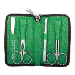 Inox Reißverschluß-Etui Grün