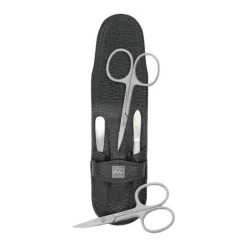 Inox Steck-Etui Schwarz