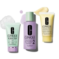 Mini Step Skin 2 Kits 3  = All About Clean Facial Soap 30 ml + Clarifying Lotion 2 Twice a Day Exf. 60 ml + Dram.Diff.Moisturizing Lotion 30 ml