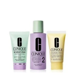 Mini Step Skin 2 Kits 3  = All About Clean Facial Soap 30 ml + Clarifying Lotion 2 Twice a Day Exf. 60 ml + Dram.Diff.Moisturizing Lotion 30 ml