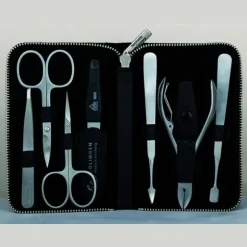 Reißverschluss-Etui Carbon, rostfrei